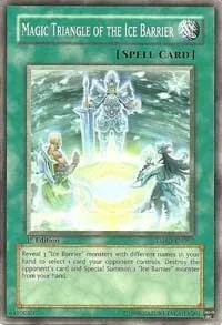 Magic Triangle of the Ice Barrier TSHD-EN057 Yu-Gi-Oh card from The Shining Darkness