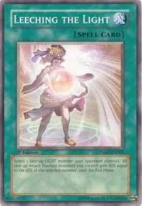 Leeching the Light TSHD-EN061 Unlimited Yu-Gi-Oh card from The Shining Darkness