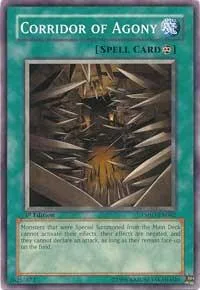 Corridor of Agony TSHD-EN062 1st Edition Yu-Gi-Oh card from The Shining Darkness