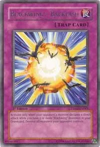 Blackwing - Backlash TSHD-EN064 Unlimited Yu-Gi-Oh card from The Shining Darkness
