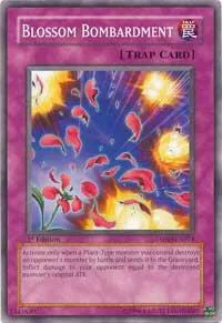 Blossom Bombardment TSHD-EN074 Unlimited Yu-Gi-Oh card from The Shining Darkness