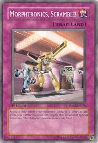 Morphtronics, Scramble! TSHD-EN075 1st Edition Yu-Gi-Oh card from The Shining Darkness