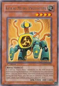 Koa'ki Meiru Prototype TSHD-EN082 Yu-Gi-Oh card from The Shining Darkness