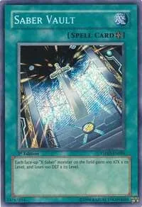 Saber Vault TSHD-EN086 1st Edition Yu-Gi-Oh card from The Shining Darkness