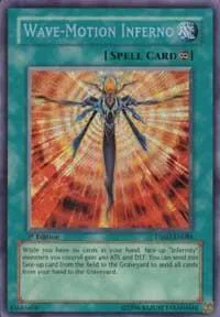 Wave-Motion Inferno TSHD-EN088 Unlimited Yu-Gi-Oh card from The Shining Darkness