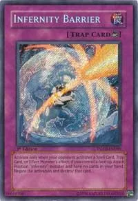 Infernity Barrier TSHD-EN089 1st Edition Yu-Gi-Oh card from The Shining Darkness