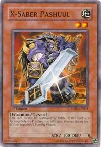 X-Saber Pashuul TSHD-EN094 1st Edition Yu-Gi-Oh card from The Shining Darkness
