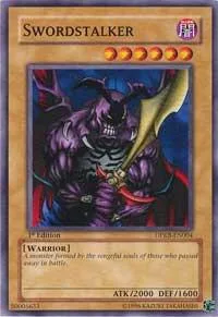 Swordstalker DPKB-EN004 Unlimited Yu-Gi-Oh card from Duelist Pack: Kaiba