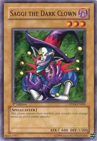 Saggi the Dark Clown DPKB-EN006 Unlimited Yu-Gi-Oh card from Duelist Pack: Kaiba
