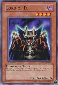 Lord of D. DPKB-EN009 Unlimited Yu-Gi-Oh card from Duelist Pack: Kaiba