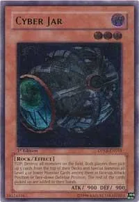 Cyber Jar Ultimate Rare DPKB-EN010 Unlimited Yu-Gi-Oh card from Duelist Pack: Kaiba