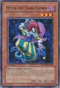 Peten the Dark Clown DPKB-EN019 Unlimited Yu-Gi-Oh card from Duelist Pack: Kaiba