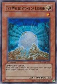 The White Stone of Legend DPKB-EN022 Unlimited Yu-Gi-Oh card from Duelist Pack: Kaiba