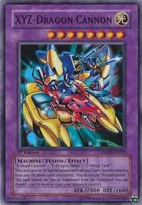 XYZ-Dragon Cannon DPKB-EN025 1st Edition Yu-Gi-Oh card from Duelist Pack: Kaiba