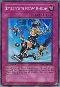Return from the Different Dimension DPKB-EN038 1st Edition Yu-Gi-Oh card from Duelist Pack: Kaiba