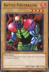 Battle Footballer 5DS3-EN001 Yu-Gi-Oh card from Starter Deck: Duelist Toolbox