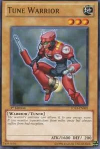 Tune Warrior 5DS3-EN003 Yu-Gi-Oh card from Starter Deck: Duelist Toolbox