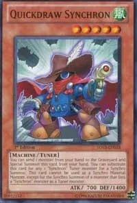 Quickdraw Synchron 5DS3-EN018 Yu-Gi-Oh card from Starter Deck: Duelist Toolbox
