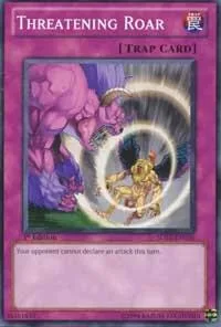 Threatening Roar 5DS3-EN036 Yu-Gi-Oh card from Starter Deck: Duelist Toolbox