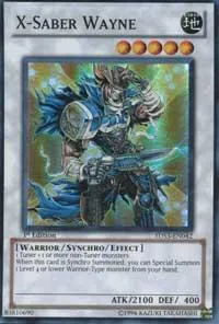 X-Saber Wayne 5DS3-EN042 Yu-Gi-Oh card from Starter Deck: Duelist Toolbox
