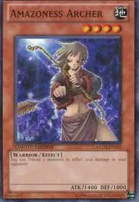 Amazoness Archer GLD3-EN003 Yu-Gi-Oh card from Gold Series 3