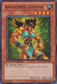 Amazoness Fighter GLD3-EN005 Yu-Gi-Oh card from Gold Series 3