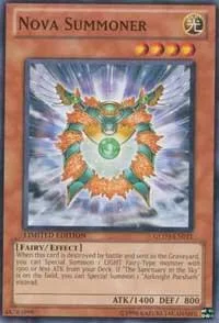 Nova Summoner GLD3-EN011 Yu-Gi-Oh card from Gold Series 3