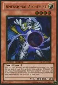 Dimensional Alchemist GLD3-EN015 Yu-Gi-Oh card from Gold Series 3