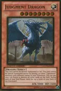 Judgment Dragon GLD3-EN016 Yu-Gi-Oh card from Gold Series 3