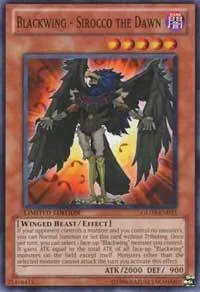 Blackwing - Sirocco the Dawn GLD3-EN023 Yu-Gi-Oh card from Gold Series 3