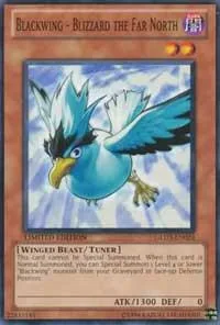 Blackwing - Blizzard the Far North GLD3-EN024 Yu-Gi-Oh card from Gold Series 3