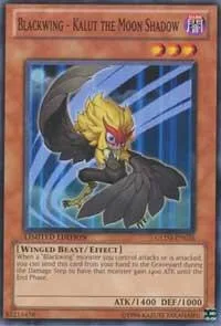Blackwing - Kalut the Moon Shadow GLD3-EN026 Yu-Gi-Oh card from Gold Series 3