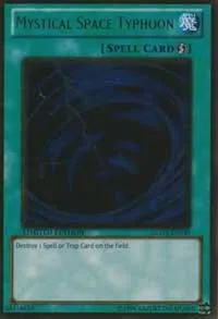 Mystical Space Typhoon GLD3-EN040 Yu-Gi-Oh card from Gold Series 3