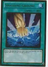 Smashing Ground GLD3-EN042 Yu-Gi-Oh card from Gold Series 3