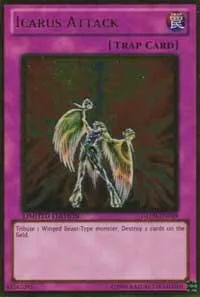 Icarus Attack GLD3-EN049 Yu-Gi-Oh card from Gold Series 3