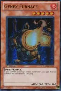 Genex Furnace HA02-EN005 1st Edition Yu-Gi-Oh card from Hidden Arsenal 2