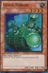 Genex Turbine HA02-EN008 1st Edition Yu-Gi-Oh card from Hidden Arsenal 2