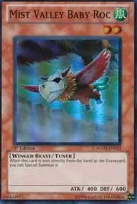 Mist Valley Baby Roc HA02-EN013 1st Edition Yu-Gi-Oh card from Hidden Arsenal 2