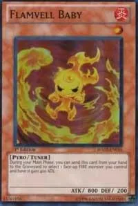 Flamvell Baby HA02-EN016 1st Edition Yu-Gi-Oh card from Hidden Arsenal 2