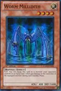 Worm Millidith HA02-EN024 Unlimited Yu-Gi-Oh card from Hidden Arsenal 2
