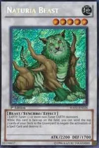 Naturia Beast HA02-EN026 Unlimited Yu-Gi-Oh card from Hidden Arsenal 2
