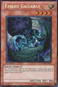Fabled Gallabas HA02-EN033 1st Edition Yu-Gi-Oh card from Hidden Arsenal 2