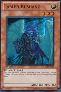 Fabled Kushano HA02-EN034 Unlimited Yu-Gi-Oh card from Hidden Arsenal 2