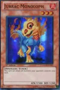 Jurrac Monoloph HA02-EN037 Unlimited Yu-Gi-Oh card from Hidden Arsenal 2