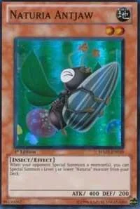 Naturia Antjaw HA02-EN039 Unlimited Yu-Gi-Oh card from Hidden Arsenal 2