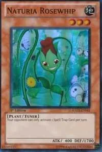 Naturia Rosewhip HA02-EN041 Unlimited Yu-Gi-Oh card from Hidden Arsenal 2