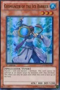 Geomancer of the Ice Barrier HA02-EN047 1st Edition Yu-Gi-Oh card from Hidden Arsenal 2