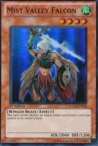 Mist Valley Falcon HA02-EN048 Unlimited Yu-Gi-Oh card from Hidden Arsenal 2