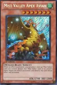 Mist Valley Apex Avian HA02-EN049 1st Edition Yu-Gi-Oh card from Hidden Arsenal 2