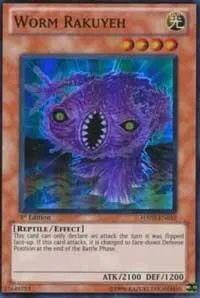 Worm Rakuyeh HA02-EN055 1st Edition Yu-Gi-Oh card from Hidden Arsenal 2
